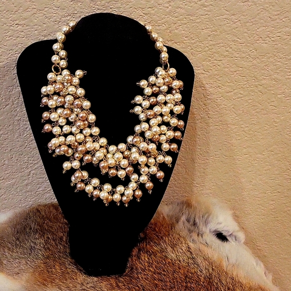 Multi Stranded Pearl Necklace - Picture 1 of 6